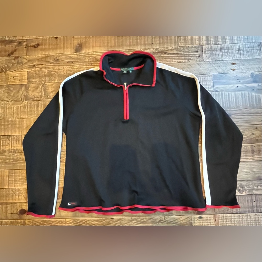Lauren Active Ralph Lauren Sweatshirt Women's Size XL 1/4 Zip Pullover